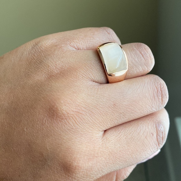 Rose Gold & Opal Crystal Ring size8 - Picture 5 of 5